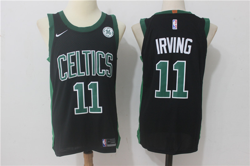 Men Boston Celtics 11 Irving Black New Nike Season NBA Jerseys